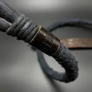 VNTG Diesel Leather & Rope Belt with Brass Hardware EXTREMELY RARE Find Diesel | Accessories | Vntg Diesel Leather Rope Belt With  main image 3